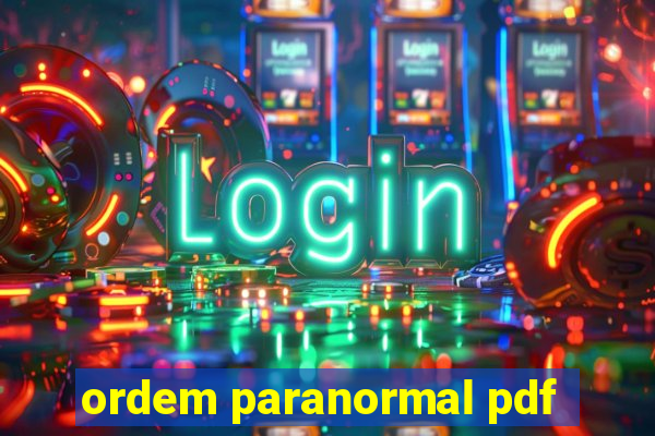 ordem paranormal pdf