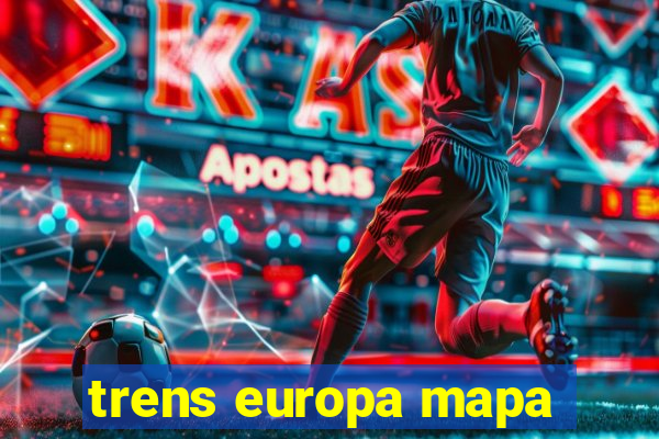 trens europa mapa