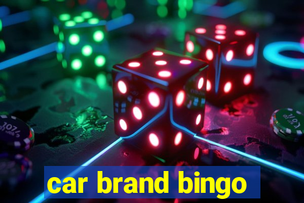 car brand bingo