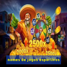 nomes de jogos esportivos