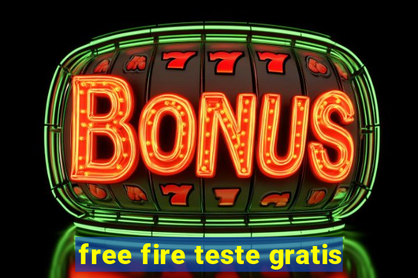 free fire teste gratis