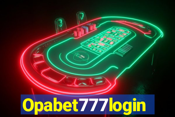 Opabet777login