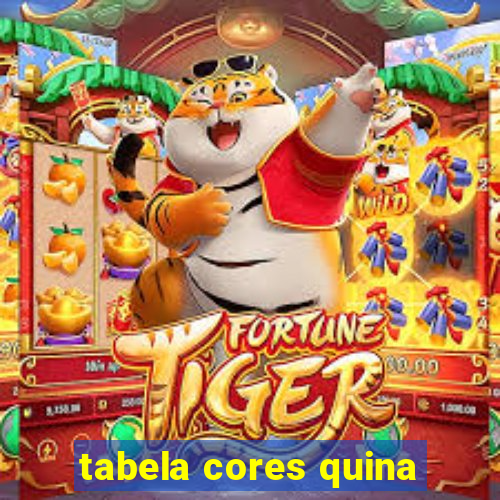 tabela cores quina