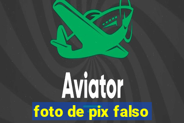 foto de pix falso