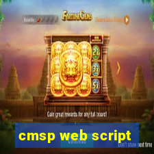 cmsp web script